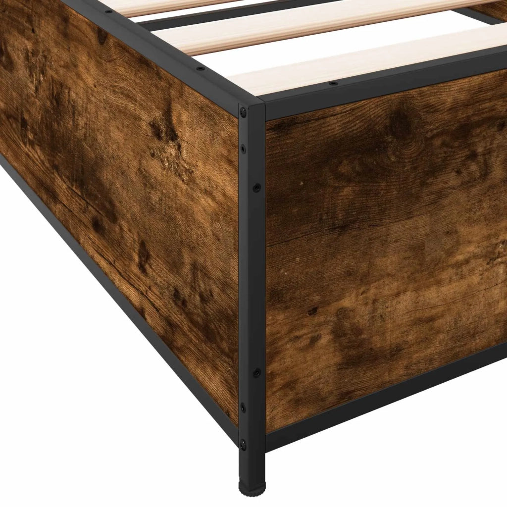 Struttura del letto Rovere Fumo 80 x 200 cm 8009138