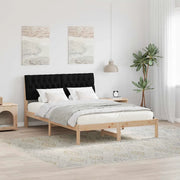 Letto con Testiera Rivestita con testiera Marrone 150 x 200 cm 3394395