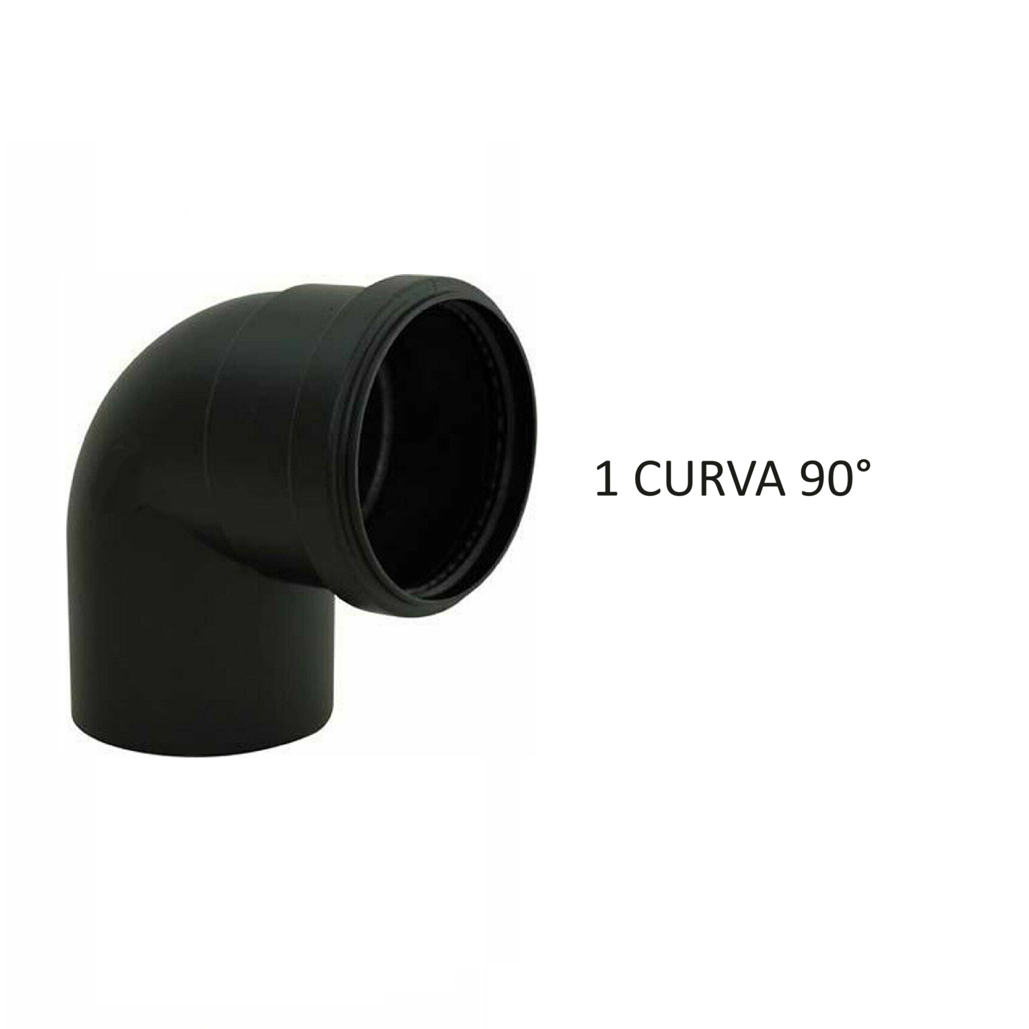 kit tubi stufa a pellet tubi acciaio nero montaggio 80mm curva guarnizione tee