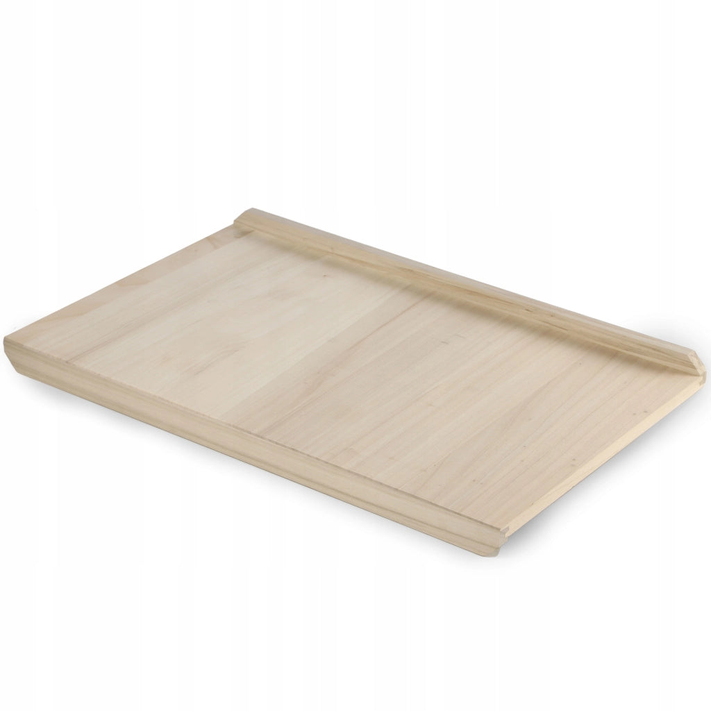 Tagliere da pasticceria grande in legno KADAX 60x40cm XXL monofacciale in legno massello da cucina