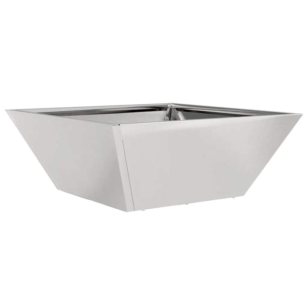 Vaso da giardino 5 pz-Set di 5 Fioriera da Esterno-Contenitore per Piante Argento 40 x 40 x 15 cm