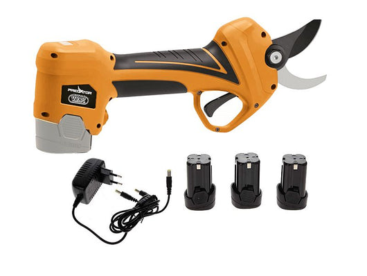 Forbice da potatura professionale Volpi PV360 con 3 batterie taglio 32mm