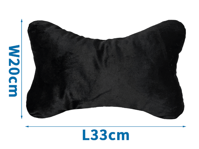 Cuscino in velluto per animali Nobleza nero grigio bianco L20*W33cm - Nero