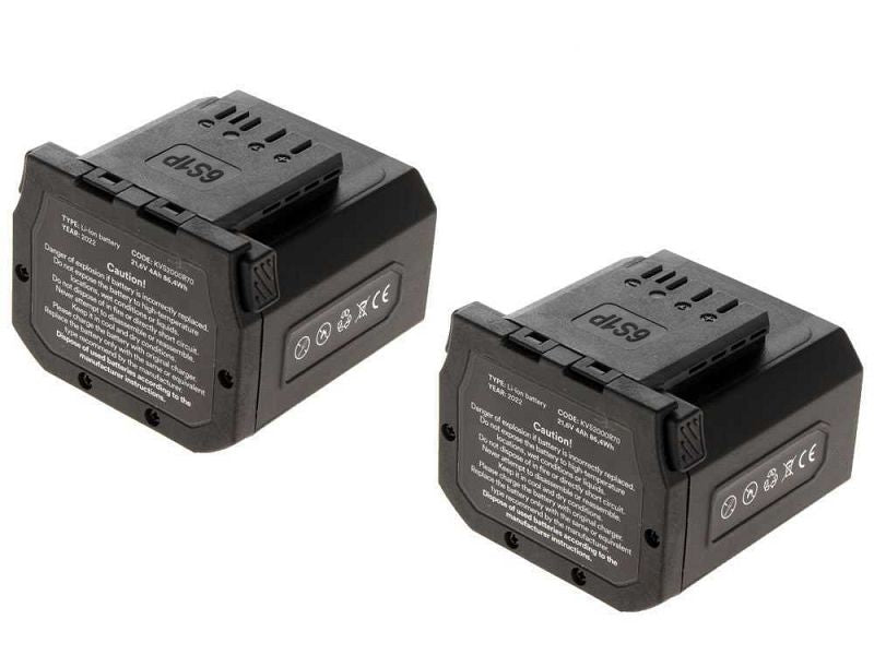 Forbici a batteria su asta Volpi KV201 con 2 batterie taglio da 38mm