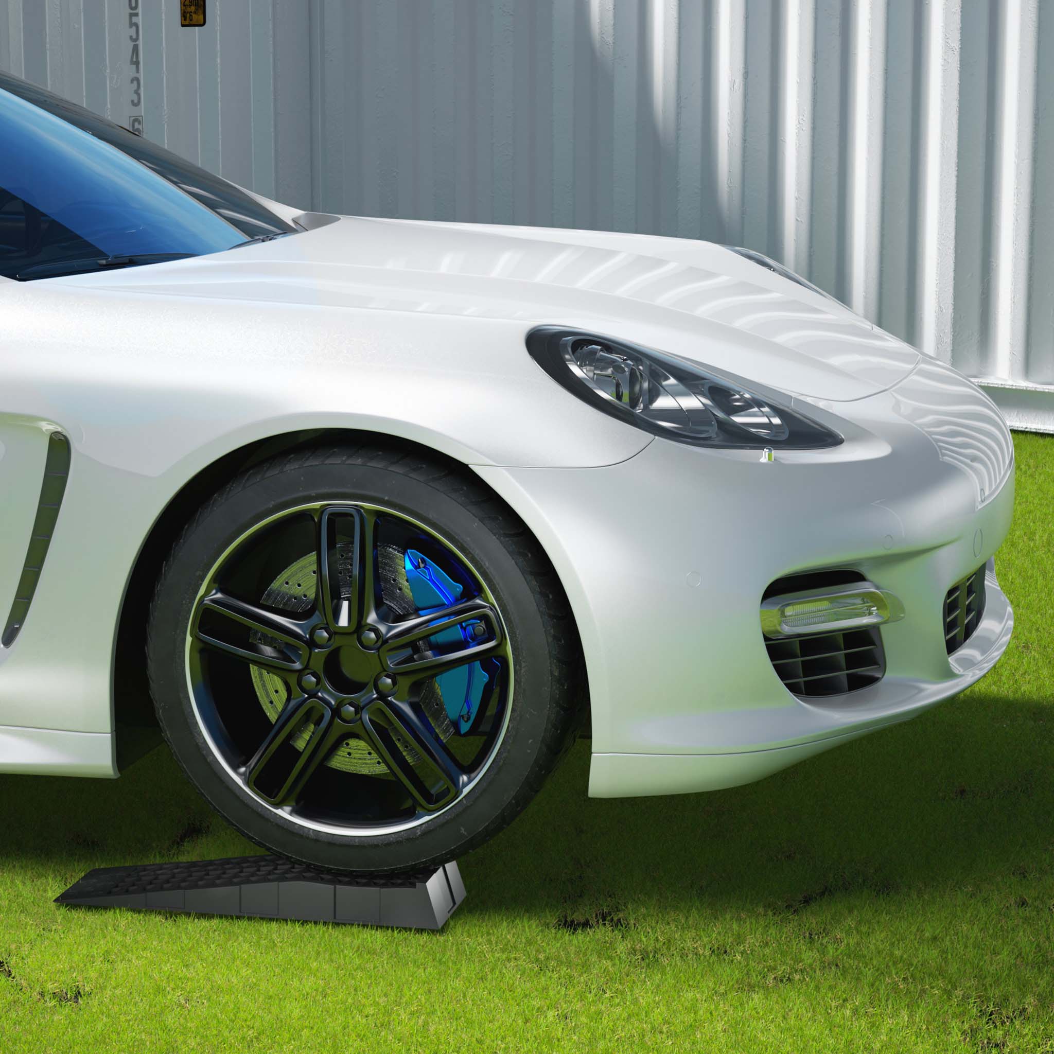 Cunei per camper auto 2 pz. max 3 t 700x200x78 mm Rampa di livellamento in plastica