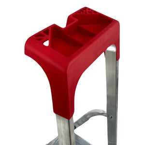 Scala Domestica in Alluminio Martina Leggera Portatile Scaletto Vaschetta Portaoggetti Pieghevole Robusta Salv 8 gradini