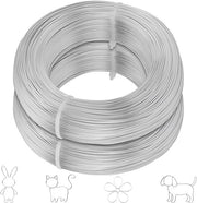Alumino Flexibile 30 m - Filo per Modellismo - Gioielleria - Flessibile - Resistente alla Forma - Filo di Modellismo