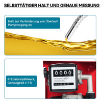 Distributore diesel gasolio con pompa autoadescante 230V/750W 80 l/min e pistola