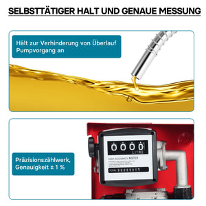 Distributore diesel gasolio con pompa autoadescante 230V/750W 80 l/min e pistola