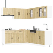 Set Mobili da Cucina 11 pz Kalmar Rovere Sonoma in Truciolato