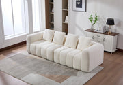 Divano 3 Posti con Braccioli ¨C Xylo ¨C Tessuto, 260x94,5x80 cm