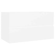 Mobiletto lavabo moderno per bagno 80 x 38,5 x 45 cm legno composito bianco 02_0047817