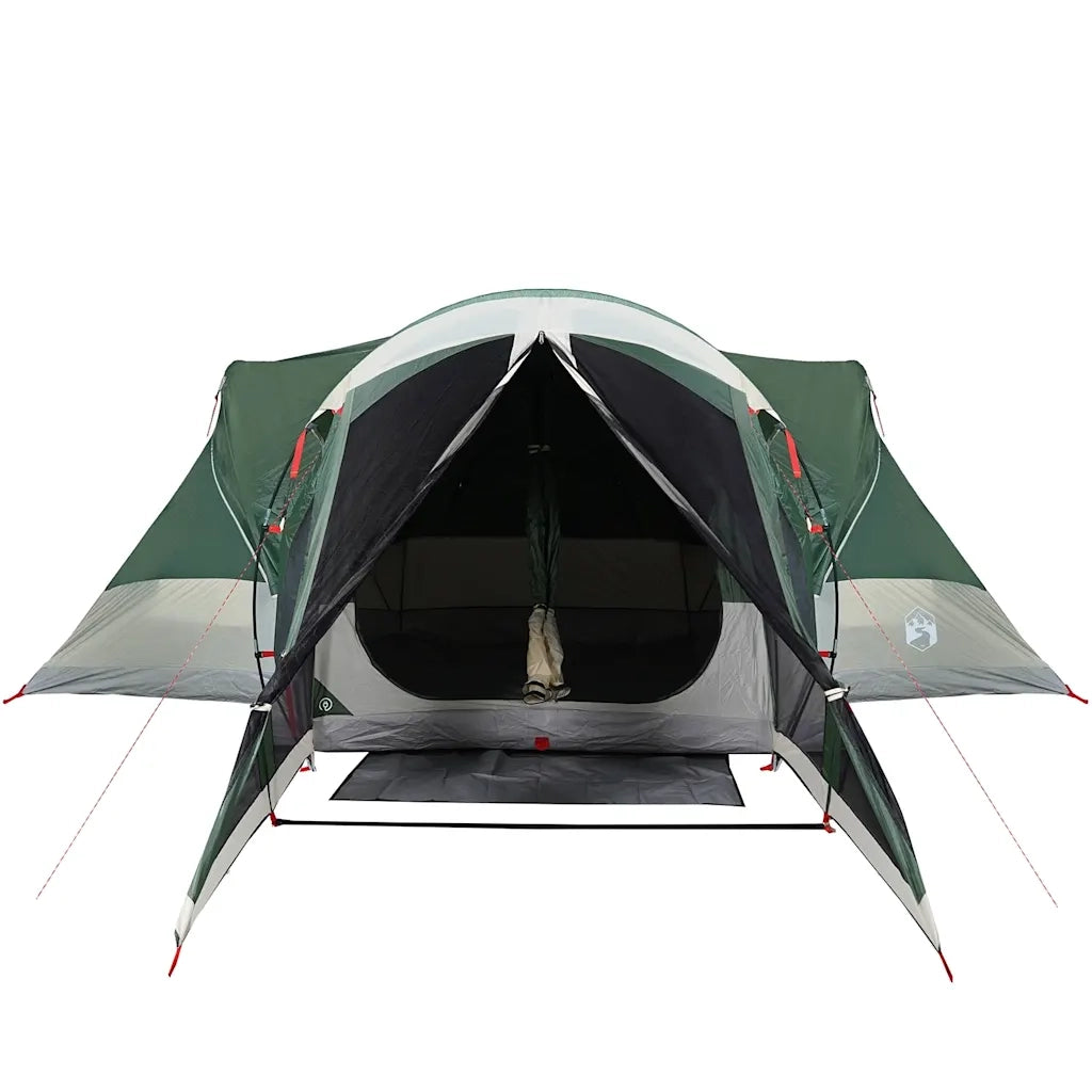 Tenda Familiare Tipi per 8 Persone-Tenda da campeggio Verde Impermeabile 346810