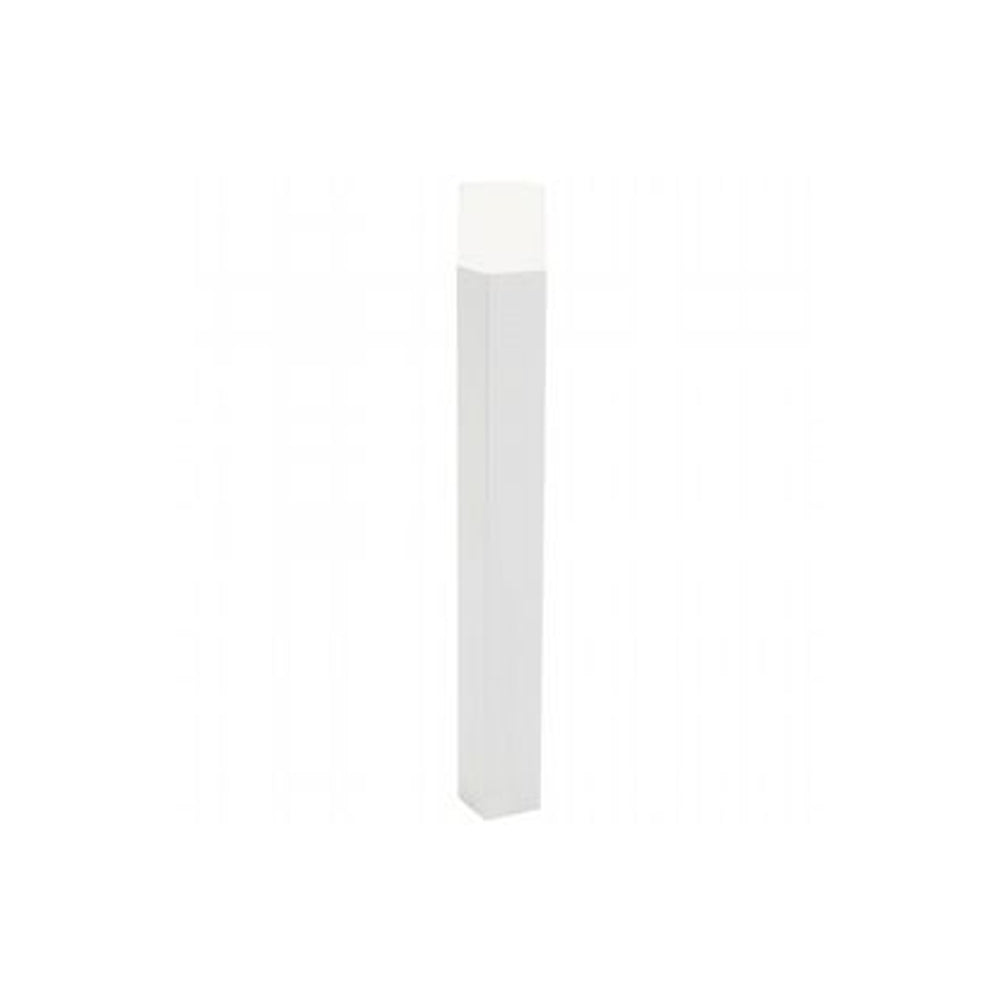 Palo Da Esterno Moderno H80Cm Kube Alluminio E Termoplastica Bianco Led 7W 4000K