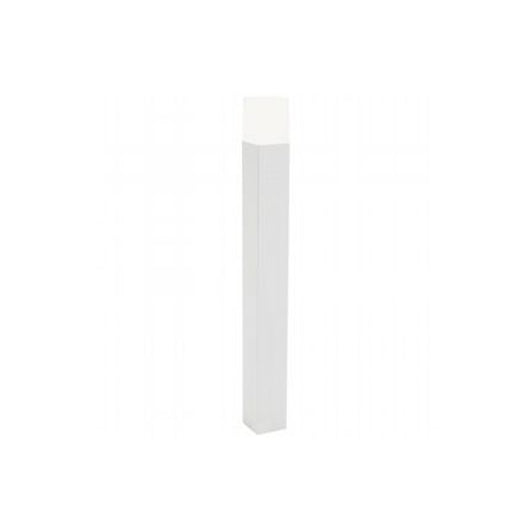 Palo Da Esterno Moderno H80Cm Kube Alluminio E Termoplastica Bianco Led 7W 4000K