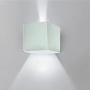 APPLIQUE LED COB LAMPADA PARETE 20W QUADRATO BIANCO FREDDO INTERNO ESTERNO 18