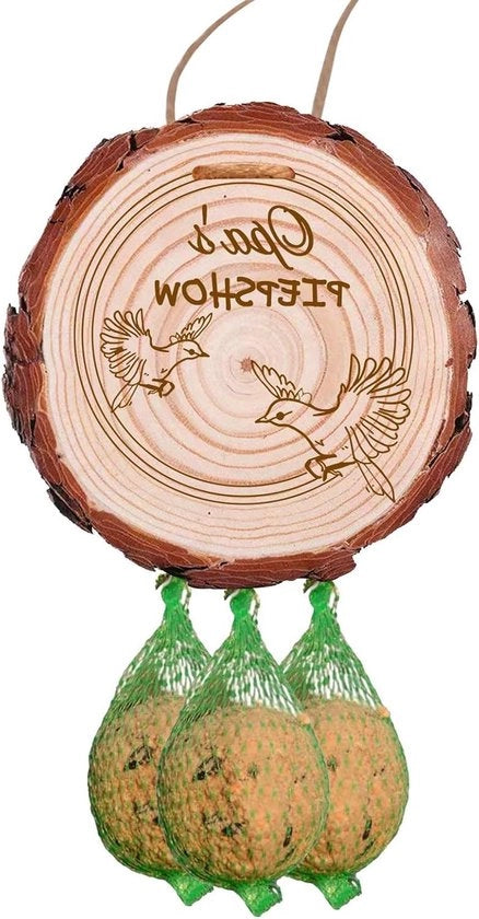 Casa per Uccelli Casa per Uccelli con Disco per Alberi Piccolo Regalo Ideale per Giardino Regalo per Compleanno - Migliori Nonni Regali