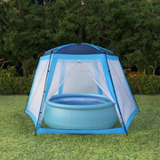 Tenda per Piscina-Tenda da esterno in Tessuto 500x433x250 cm Blu