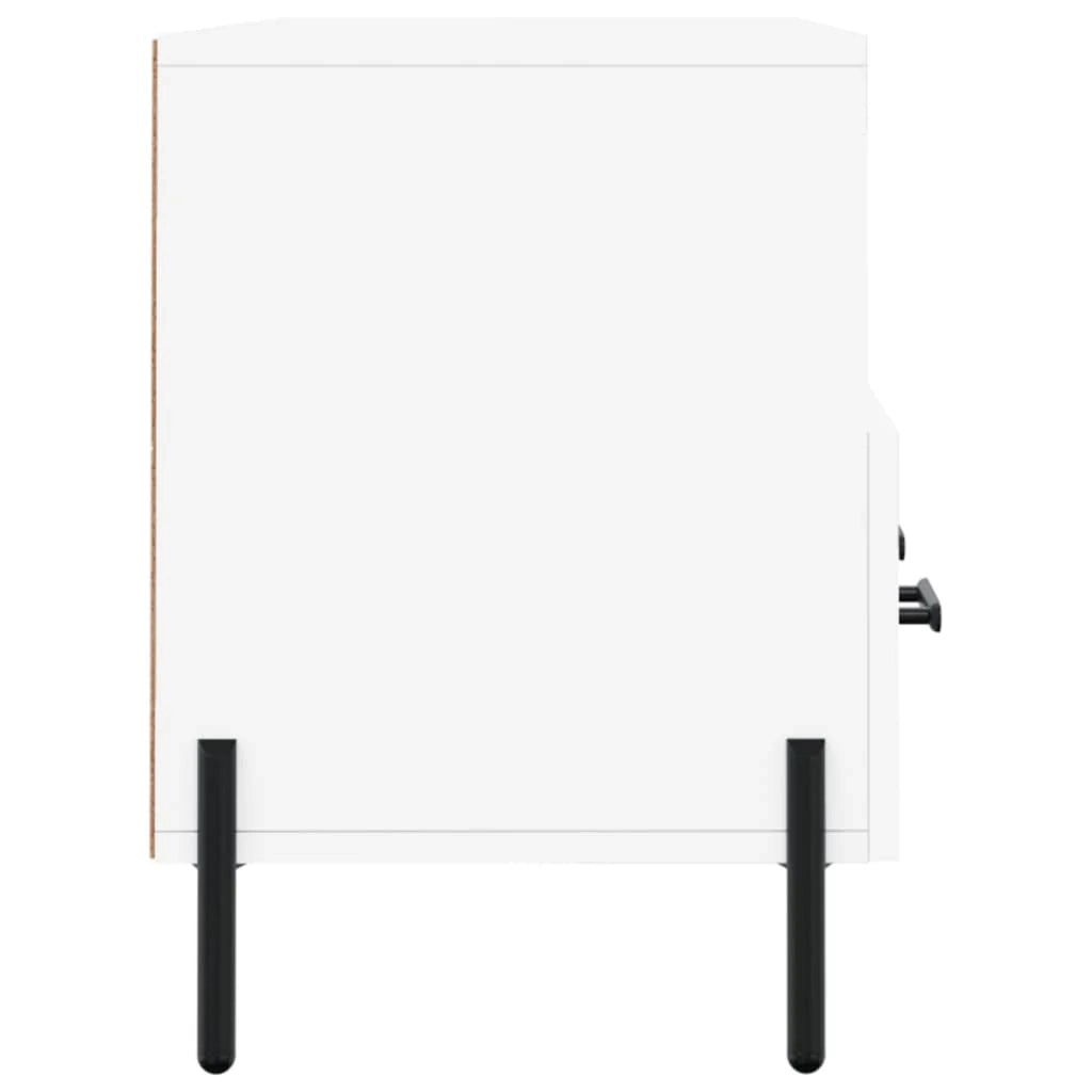 Mobile TV multimediale mensola TV credenza mobile TV sala da pranzo soggiorno camera da letto 102 x 36 x 50 cm legno ingegnerizzato bianco 02_0025589