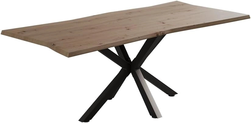 Tavolino da caffè Yan, Artigiano, 110 x 50 cm, con ripiano e struttura stabile
