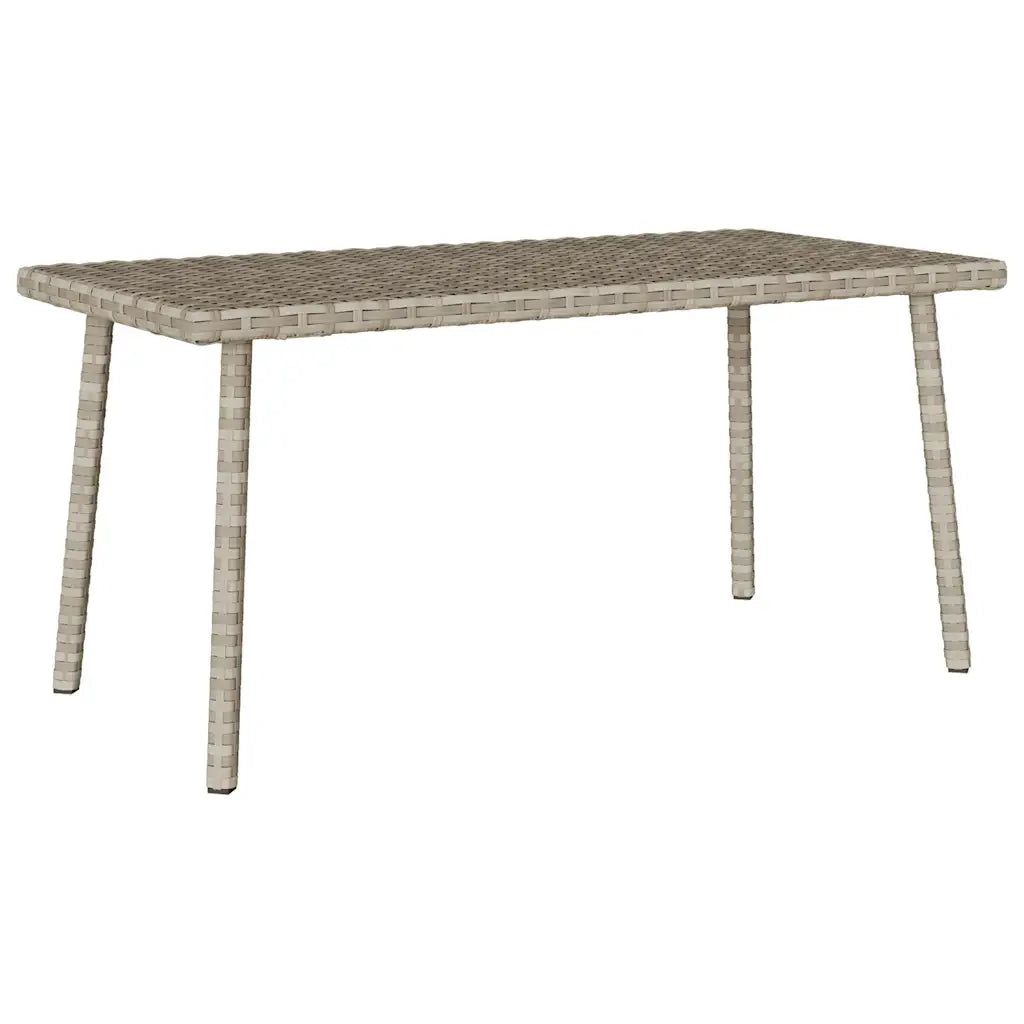Tavolino da Giardino | Tavolino da esterno Rettangolare Grigio Chiaro 80x40x37 cm
