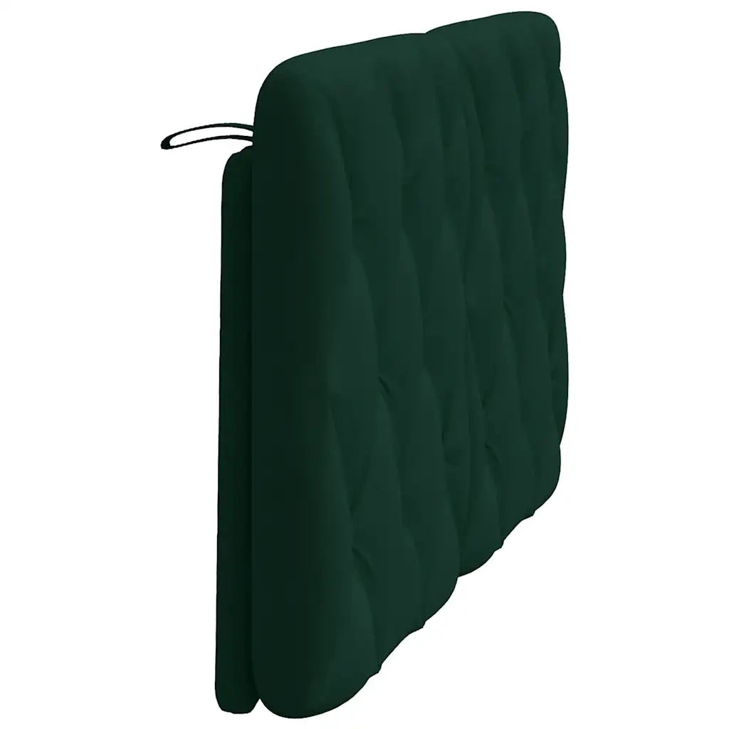 Cuscino Testiera Verde Scuro 120 cm in Velluto CFW7197543