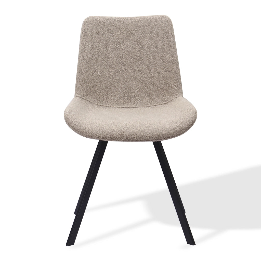 SEDIA girevole 360° in tessuto e metallo, Set da 2 pezzi, kaki