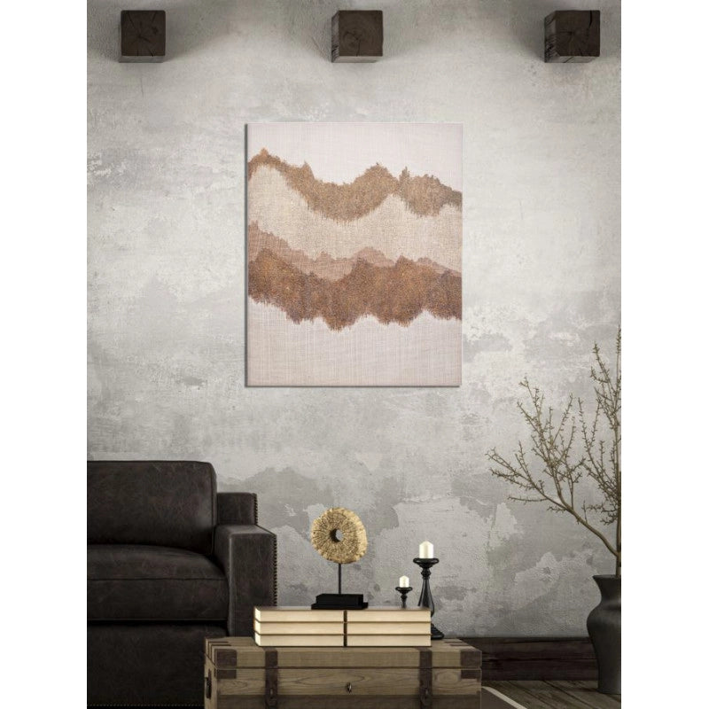 Dipinto Su Tela Browny cm 80x3,7x100