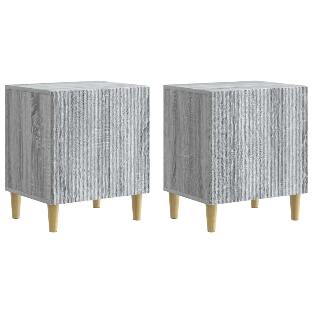 Armadio da Notte 2 pcs Grigio Sonoma 43 x 34,5 x 50 cm 894578