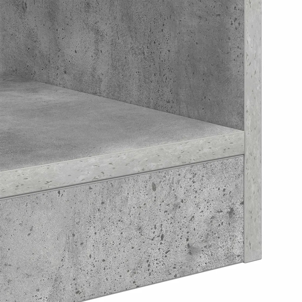 Tavolino Grigio cemento 30,5 x 30 x 45 cm Legno multistrato 890902