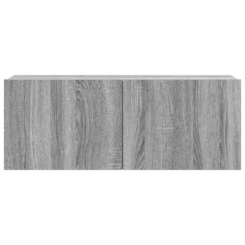 Set di Mobili Porta TV 4 pz Grigio Sonoma in Legno Multistrato 3114652