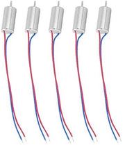 Motore elettromeccanico 6x12mm - 3,7V - 21800 giri/min - 5 pezzi - Per modelli di aeromodelli/DIY - Consumo di corrente basso - Motore miniaturizzato