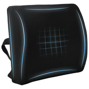 Cuscino lombare Nero Schiuma Memory 35,5 x 30 x 12 cm 42012707
