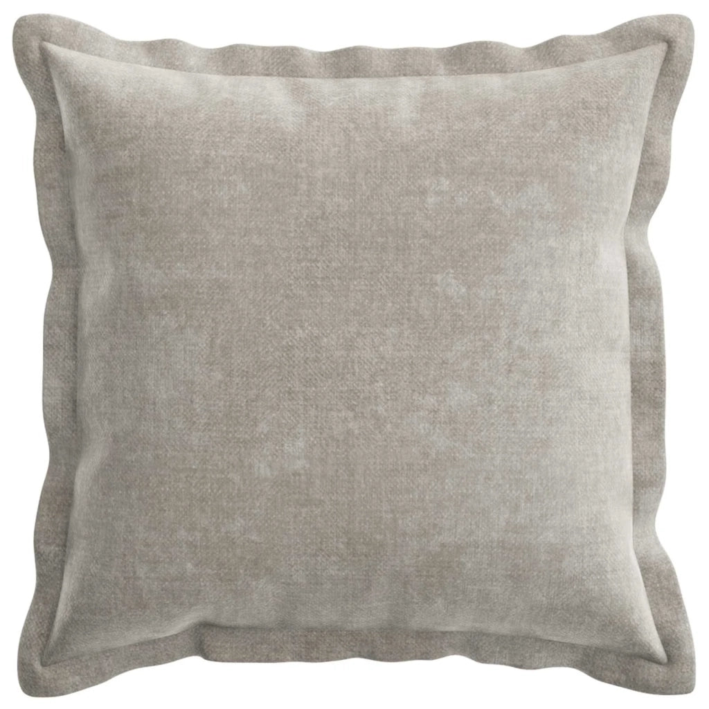 Federa 12 pcs HOUTEN Grigio Chiaro 50 x 50 cm Tessuto Chenille 919146