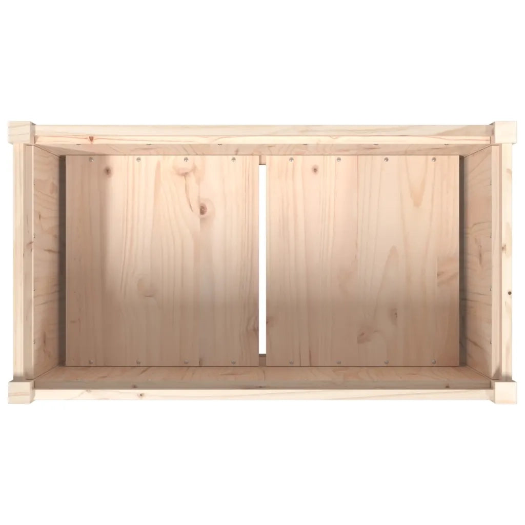 Fioriera da Giardino-Vaso da Esterno 90x50x70 cm in Legno Massello di Pino