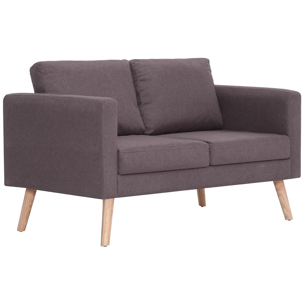 Set Divani 2 pz in Tessuto Grigio Talpa cod mxl 15861