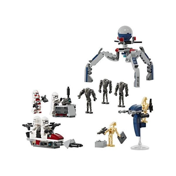 Battle pack clone trooper  e battle droid - 75372