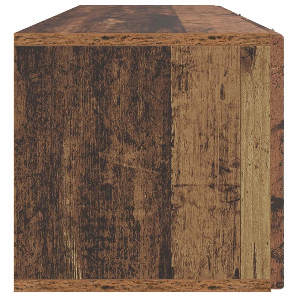 Mobile Porta TV da Muro Legno antico 98 x 31 x 30 cm