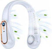 Ventilatore per collo - 5 posizioni - Senza fili - Ventilatore per collo - Mini ventilatore - Ventilatore per viso - Ventilatore per hals
