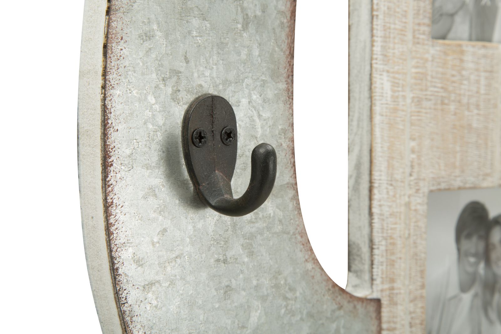 Cornice da Muro Cactus 39x3x71,5 cm in Ferro e MDF