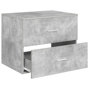 Mobile da Bagno | Armadio da bagno da Muro Grigio Cemento 62,5 x 44,5 x 50 cm