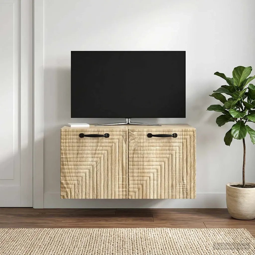 Mobile Porta TV da Muro Rovere Sonoma 59,5 x 41 x 30 cm 898677