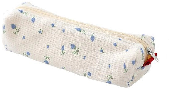 Etui per matite con taschino per cartelle, taschino per matite, taschino per disegni, taschino per cartelle miniatura è piccolo e carino e può essere utilizzato come borsa per giocattoli, borsa per trucco, borsa per denaro, borsa per chiavi (blu, )