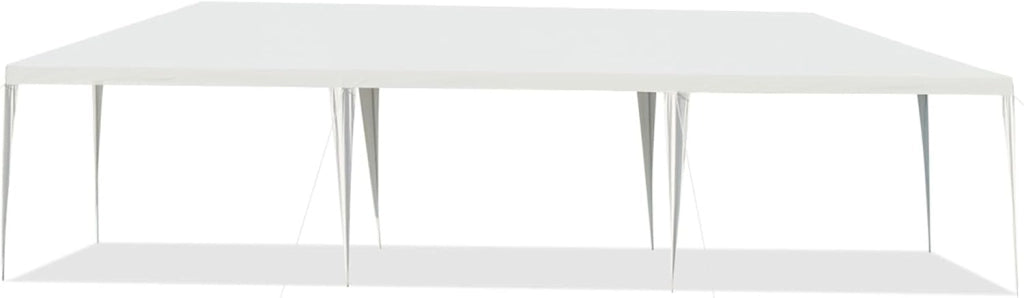 Gazebo da Giardino 3 x 9 m, Tendone per Feste con Struttura in Metallo, Impermeabile e Protezione UV, per Feste, Barbecue, Giardino e Spiaggia (3 x 9 m)