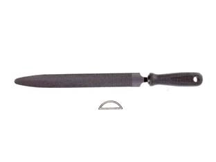 RASPE CABINET MEZZE TONDE CON MANICO PLASTICA- - 8 mm.200 taglio bastardo - 2 pezzi