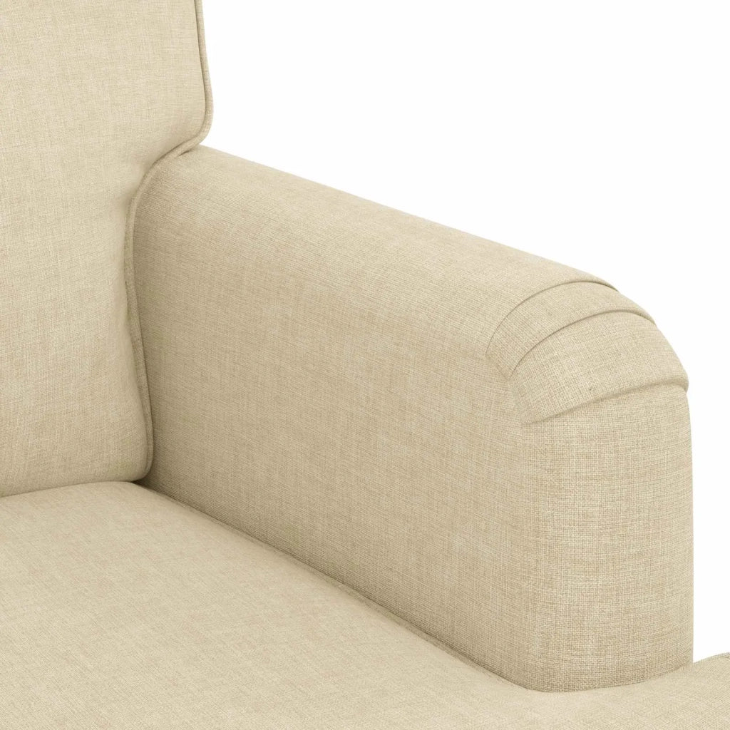 Divano | Divano da soggiorno | Sofa Crema 162 x 80 x 85 cm Tessuto