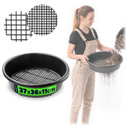 Setaccio da giardino KADAX regolabile da 37 cm per setacciare terra, compost e pietre.