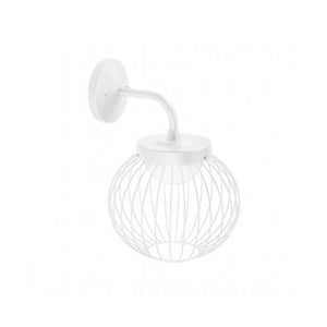 Applique Da Esterno Moderna Cage Alluminio E Termoplastica Bianco Led 20W 4000K
