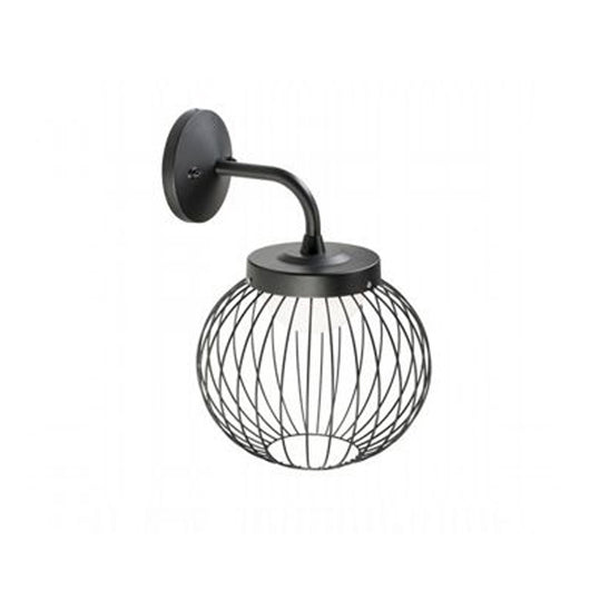 Applique Da Esterno Moderna Cage Alluminio E Termoplastica Nero Led 20W 4000K