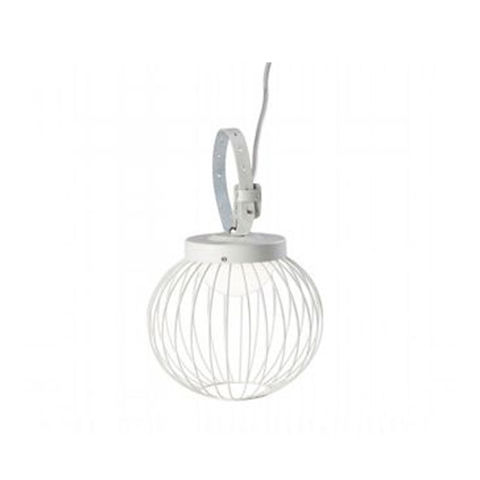 Plafoniera Esterno Moderna Cage Alluminio E Termoplastica Bianco Led 20W 4000K